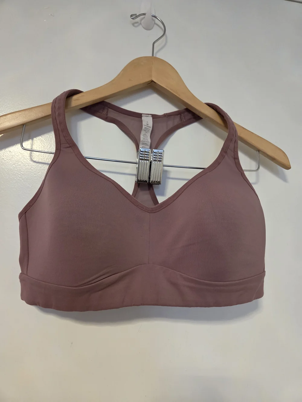 lululemon athletica Wireless V-Neck Sports Bra - Mauve